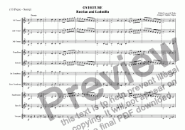 page one of Overture - Russlan & Ludmilla ( 10 Piece)