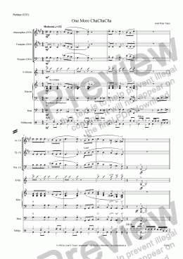 page one of One More ChaChaCha (CO3/Score & Parts)