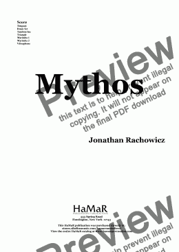 page one of Mythos