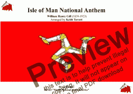 page one of Isle of Man (Manx) National Anthem for Brass Quintet (MFAO World  National Anthem Series)