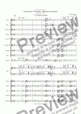 page one of Op.215 - Piano Concerto no.5 (Eb minor)
