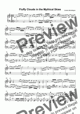 page one of Haydn and Mozart Variation Modernized