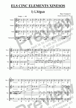 page one of 032-Els cinc elements xinesos (String quartet-Full)