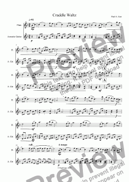 page one of Craddle Waltz