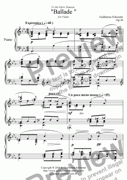 page one of Op.030 - Ballade (C minor)