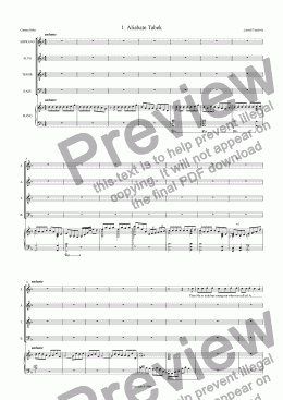 page one of Cantata Buka 01 Aliabate Tabek