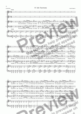 page one of Cantata Buka 10 Iele Taromana