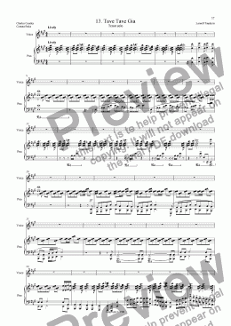 page one of Cantata Buka 13 Tave Tave Gia
