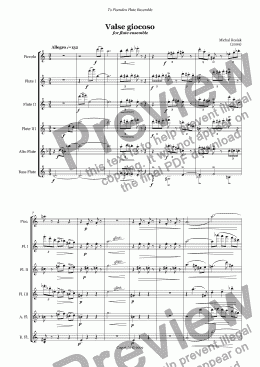 page one of Valse giocoso