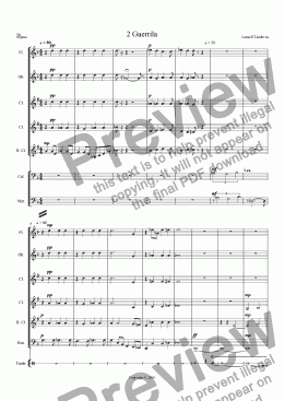 page one of Arjuna (Orchestrated) 02 Guerrilla