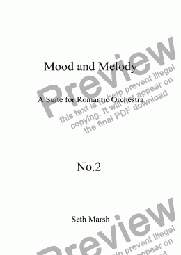 page one of Mood and Melody - No.2