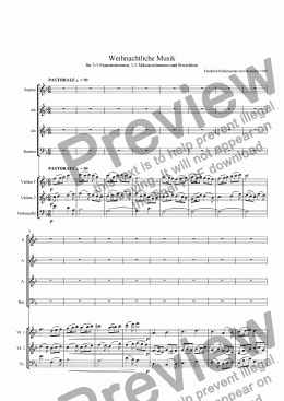 page one of Weihnachtliche Musik 1945