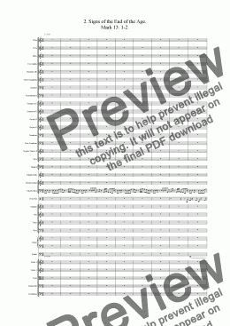 page one of Black Symphony 2nd Mvt