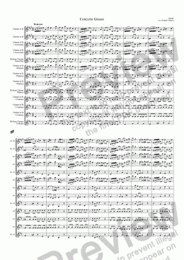 page one of Concerto Grosso