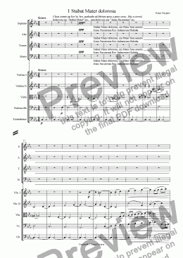 page one of 1-Stabat Mater dolorosa