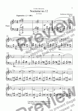 page one of Op.091 - Nocturne no.12 (C minor)