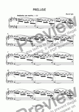 page one of Prelude C sharp minor