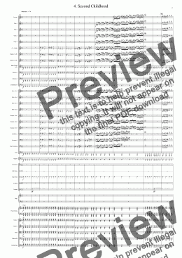 page one of Symphony No 54 4th movt