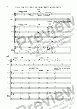 page one of Beggar's Opera - No. 06 & 07