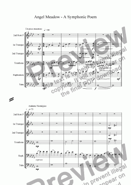 page one of Angel Meadow - A Symphonic Poem