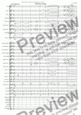 page one of Musical Trifles, concertband, 3 Waltzing rondeau