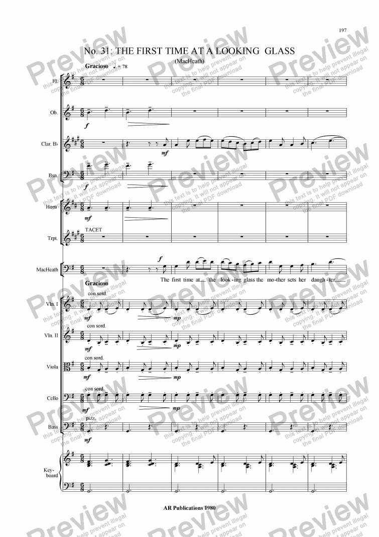 page one of Beggar's Opera - No. 31, 32 & 33
