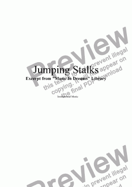 page one of Jumping Stalks