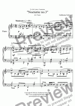 page one of Op.043 - Nocturne no.03 (Ab Major)