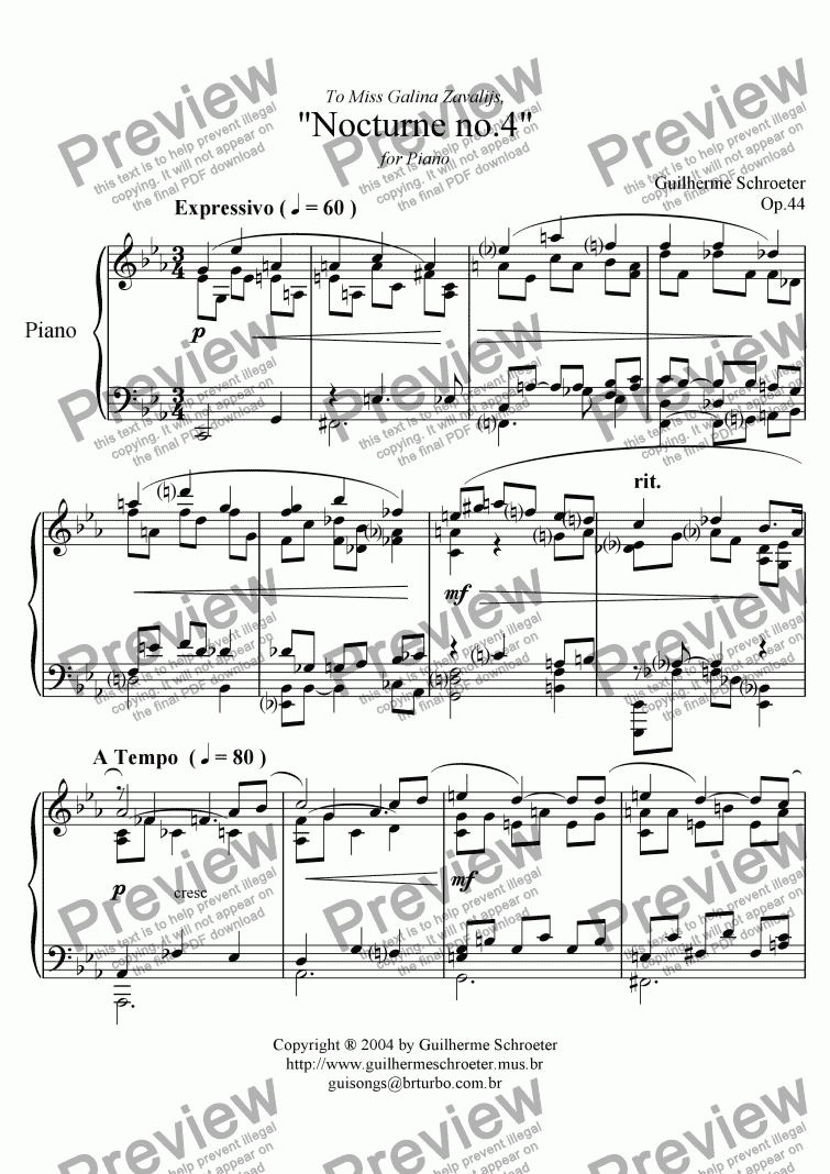 page one of Op.044 - Nocturne no.04 (C minor)