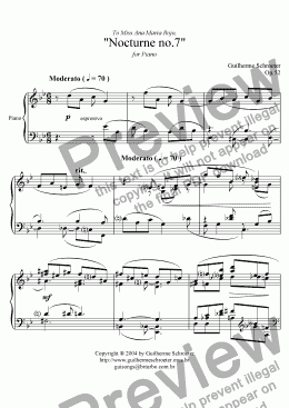 page one of Op.052 - Nocturne no.07 (G minor)