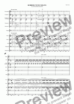 page one of RUBBERY WITH VIOLINS