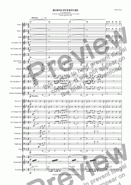 page one of BURNS OVERTURE