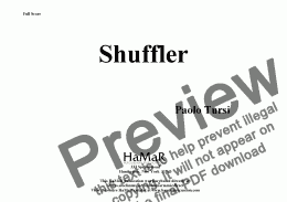 page one of Shuffler