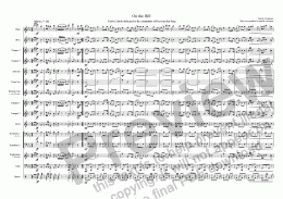 page one of On the Hill (for wind band)