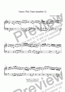 page one of Guess This Tune (#2)