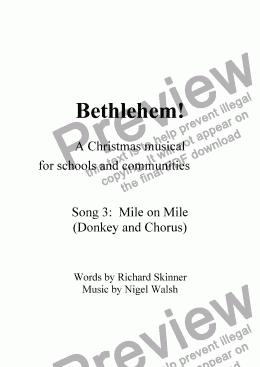 page one of Bethlehem! - 03 - Mile on mile