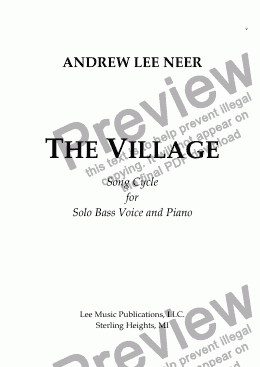 page one of The Village