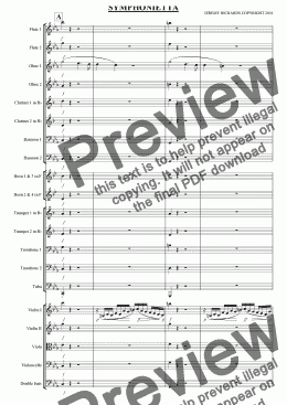 page one of Symphonietta