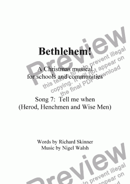 page one of Bethlehem! - 07 - Tell me when