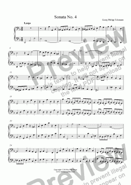 page one of Sonata No. 4