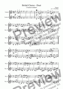 page one of Bridal Chorus (Here Comes the Bride)