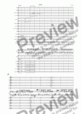 page one of Piano Concerto No. 1, III.Rondo