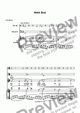 page one of The Mirror Song