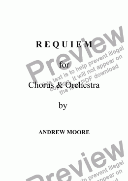 page one of Requiem,  1. Requiem Aeternam