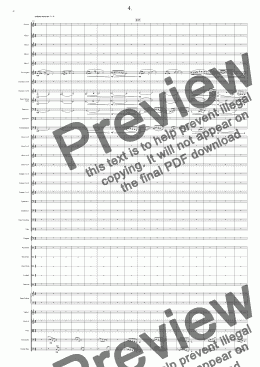 page one of Symphony No 60 4th movt