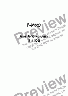 page one of F-Mood