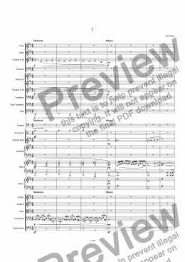 page one of Piano Concerto No. 1, I. Moderato-Allegro