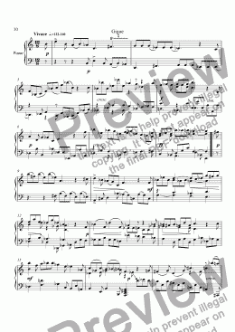 page one of Suite No.1 (5.Gigue)