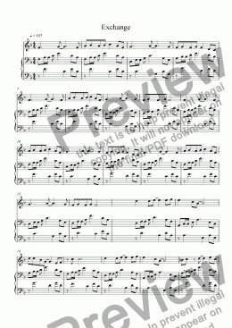 page one of Exchange (with Strings)