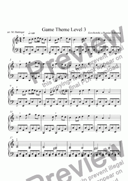 page one of Game Theme Level 3